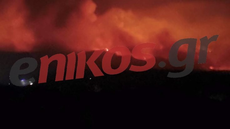 Ολονύχτια μάχη με τις φλόγες στη Ρόδο – Εκκενώθηκε οικισμός – ΒΙΝΤΕΟ αναγνωστών