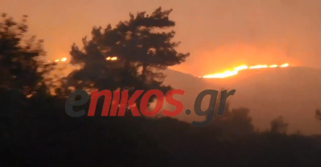 Κόλαση φωτιάς στη Ρόδο – Ανεξέλεγκτο μαίνεται το πύρινο μέτωπο – ΒΙΝΤΕΟ αναγνωστών
