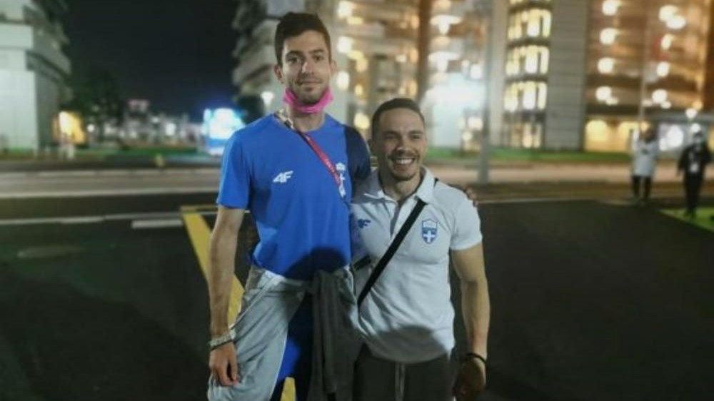 Αποθέωση Τεντόγλου – Πετρούνια από την ελληνική αποστολή στο Ολυμπιακό Χωριό