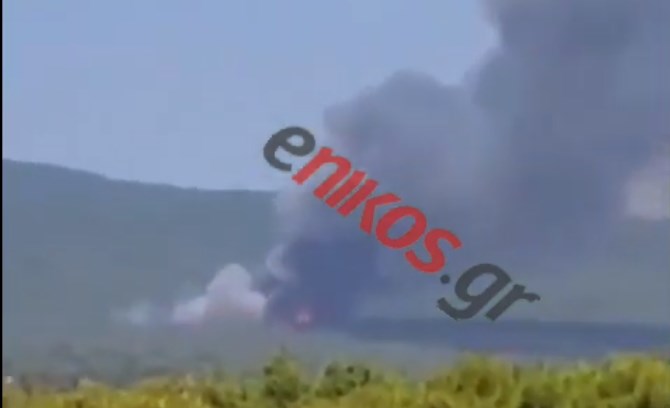 Βίντεο ντοκουμέντο από το σημείο που ξεκίνησε η μεγάλη φωτιά στη Βαρυμπόμπη