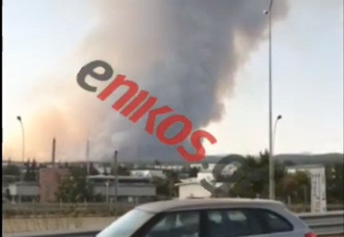 Δύσκολη η κατάσταση στη Βαρυμπόμπη – Σε απόσταση αναπνοής από τα πρώην βασιλικά κτήματα η φωτιά – ΒΙΝΤΕΟ αναγνωστών