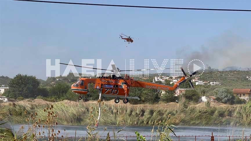 Φωτιά στην Ηλεία: Εντοπίστηκε ύποπτος για εμπρησμό – Τι λέει ο δήμαρχος Πύργου – ΒΙΝΤΕΟ