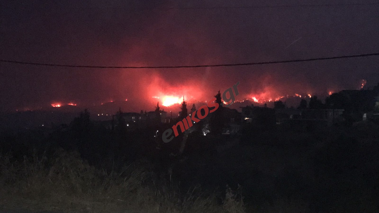 Νύχτα “κόλαση” σε Αφίδνες και Κρυονέρι – ΒΙΝΤΕΟ & ΦΩΤΟ αναγνώστη