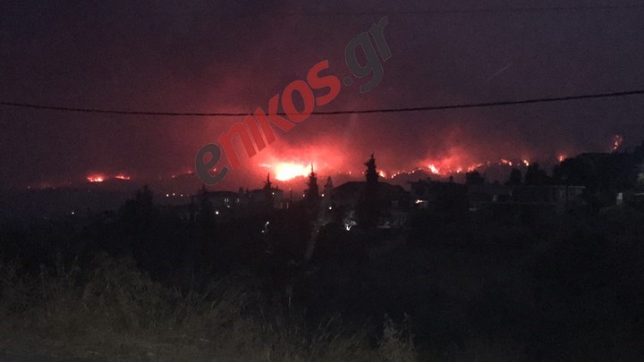 Φωτιά στην Αττική: Εκκενώνονται Καπανδρίτι, Πολυδένδρι και οικισμοί του Αγίου Στεφάνου – Μήνυμα του 112