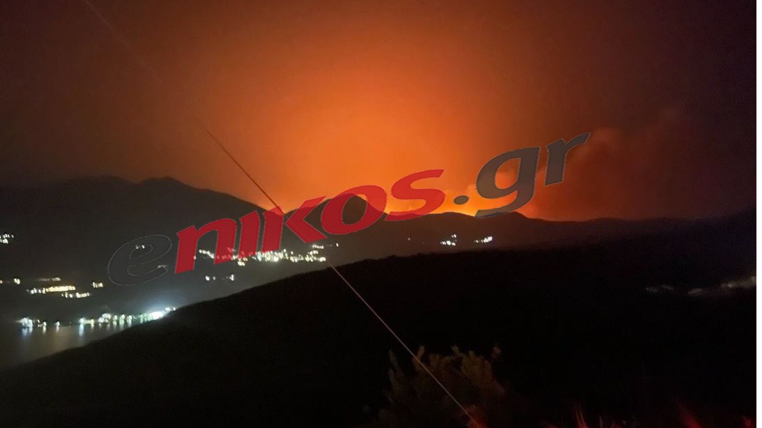 Δύσκολη η νύχτα στη Μάνη – Νέες εκκενώσεις οικισμών – ΦΩΤΟ αναγνώστη