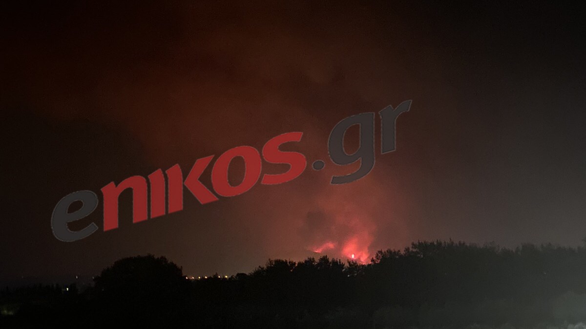 Πως φαίνεται η μεγάλη φωτιά στις Αφίδνες από το Καπανδρίτι – ΦΩΤΟ αναγνώστη