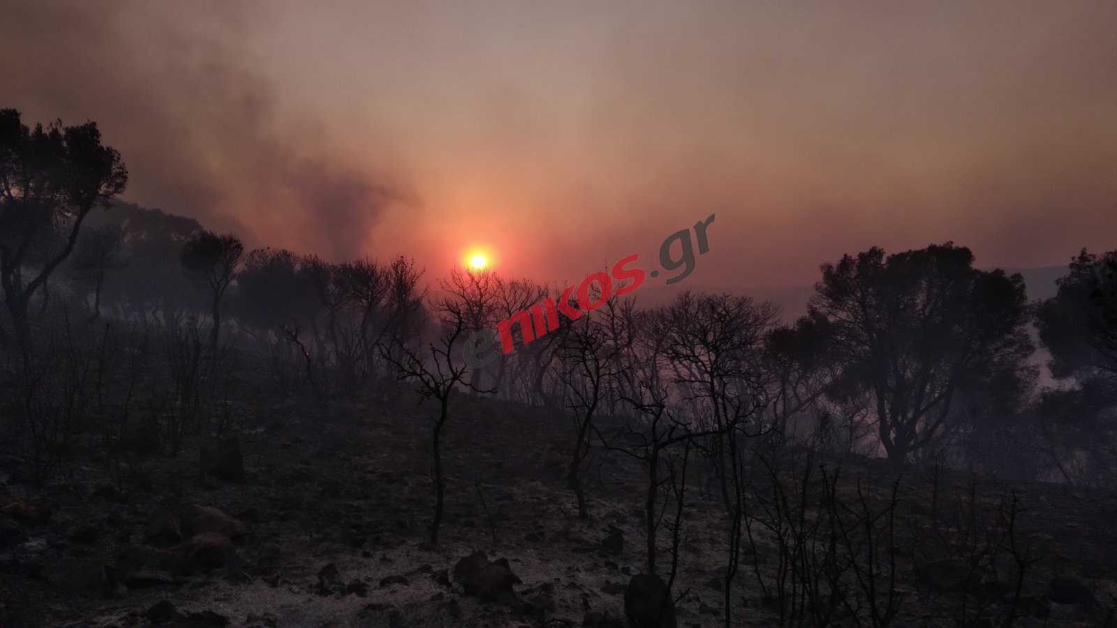Φωτιά στην Πετρούπολη: Προσαγωγή υπόπτου για εμπρησμό