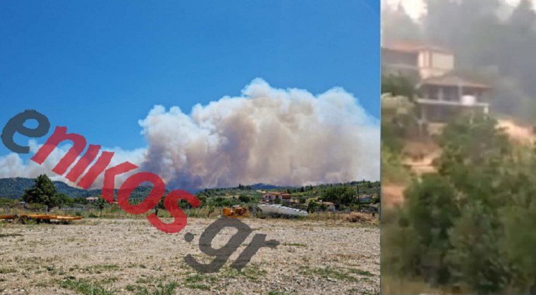 Δραματικές ώρες στο Σπαθάρι Ευβοίας: Καίγεται το χωριό – Σπαρακτικές κραυγές για βοήθεια και από Ιστιαία