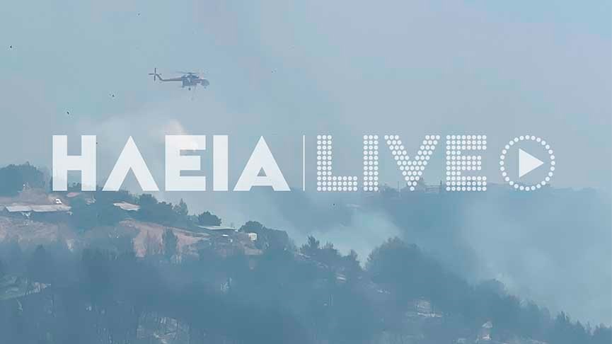 Πύρινος τρόμος ξανά στην Ηλεία: Η φωτιά στη Νεμούτα απειλεί σπίτια – ΦΩΤΟ – ΒΙΝΤΕΟ