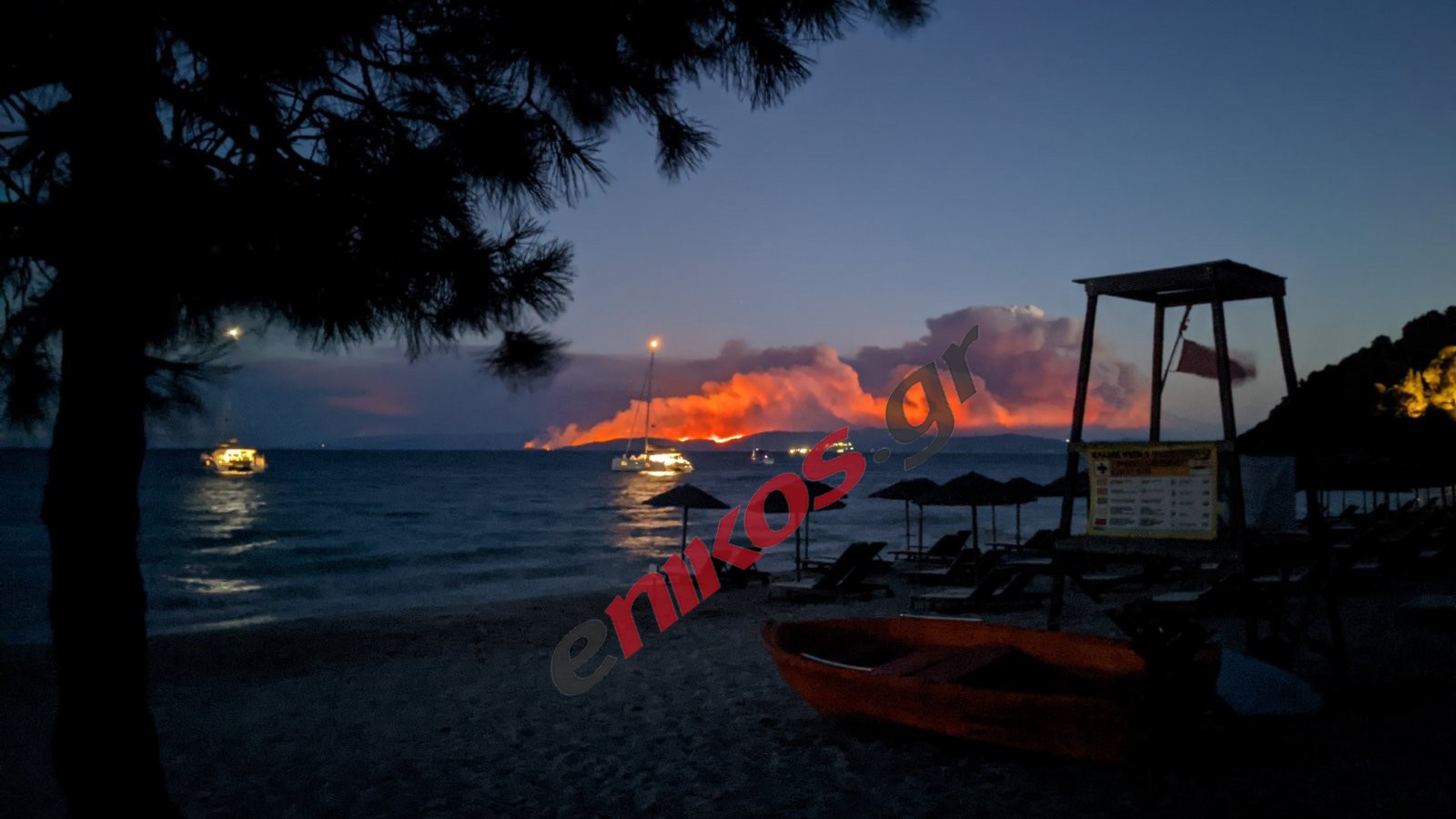 Φωτιά στην Εύβοια: Σοκάρουν οι εικόνες από τη Σκιάθο – ΦΩΤΟ αναγνώστη