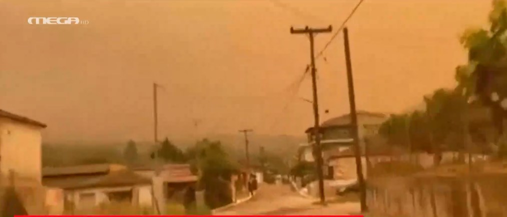 Φωτιά στην Εύβοια: Εικόνες Aποκάλυψης στο Πευκί – ΒΙΝΤΕΟ