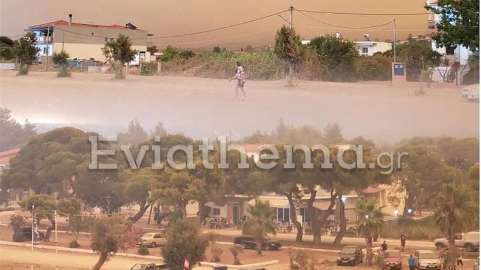 Πύρινη πολιορκία χωρίς τέλος στην Εύβοια: Φουντώνει το μέτωπο από Γαλατσώνα προς Αβγαριά