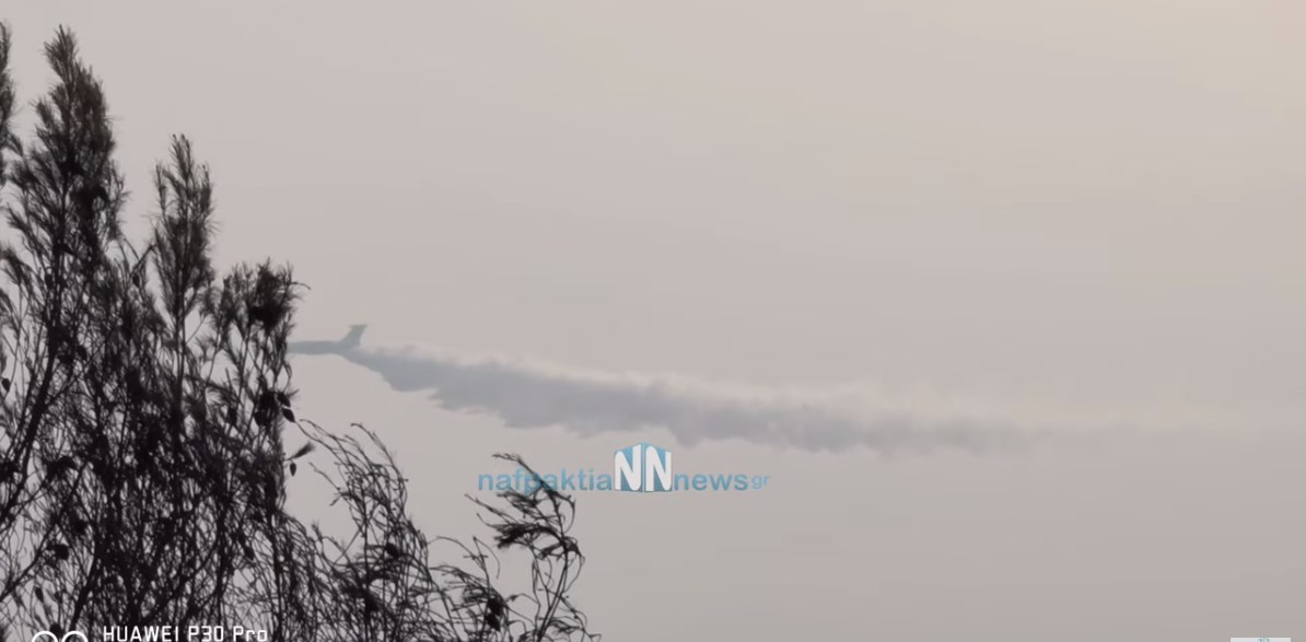 Φωτιά στην Αρκαδία: Ο Ρώσος “γίγαντας” Ilyushin Il-76 στη μάχη με τις φλόγες
