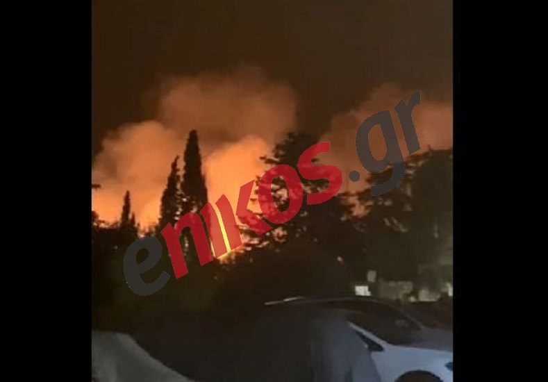 Φωτιά ΤΩΡΑ στη Βάρη – Κοντά σε σπίτια οι φλόγες – ΦΩΤΟ αναγνώστη