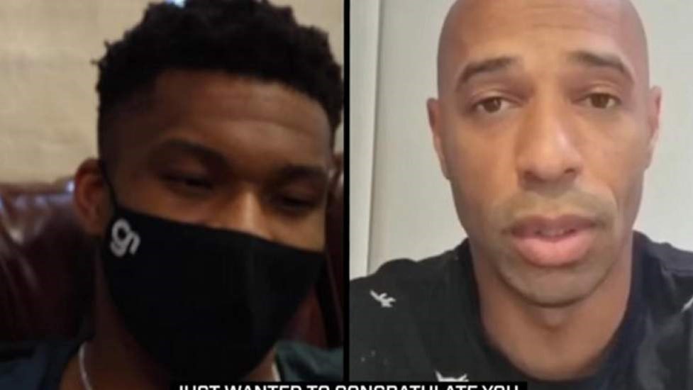 Το μήνυμα-έκπληξη του Τιερί Ανρί στον Γιάννη Αντετοκούνμπο – ΒΙΝΤΕΟ