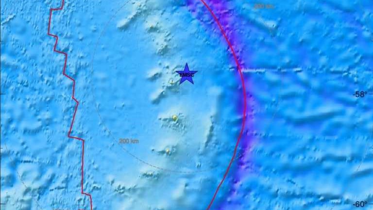 Ισχυρός σεισμός ΤΩΡΑ στον νότιο Ατλαντικό