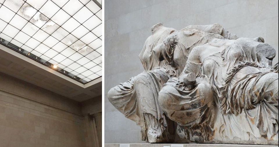 Μπήκε νερό στην αίθουσα με τα Γλυπτά του Παρθενώνα στο Βρετανικό Μουσείο – Τι είπε η Μενδώνη