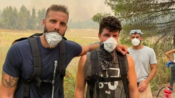 Η ανάρτηση του Νίκου Παππά από το μέτωπο των πυρκαγιών – ΦΩΤΟ