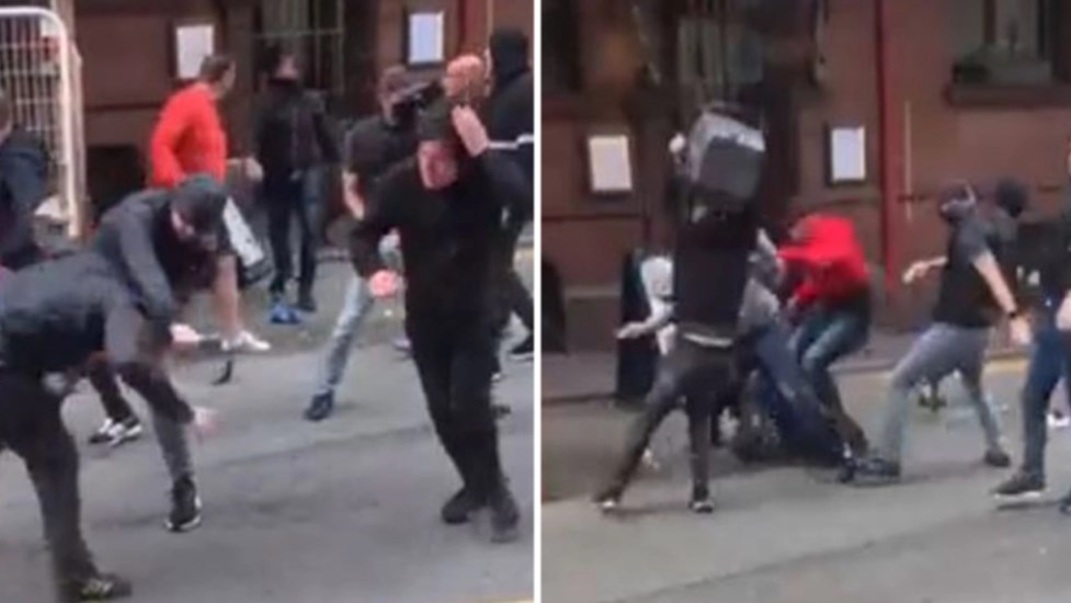 Πεδίο μάχης το Μάντσεστερ – Σοβαρά επεισόδια μεταξύ οπαδών