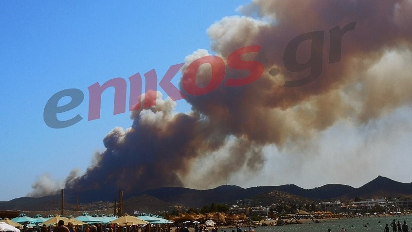 Φωτιά στην Κερατέα: Εκκενώνονται οικισμοί – ΦΩΤΟ – ΒΙΝΤΕΟ αναγνωστών