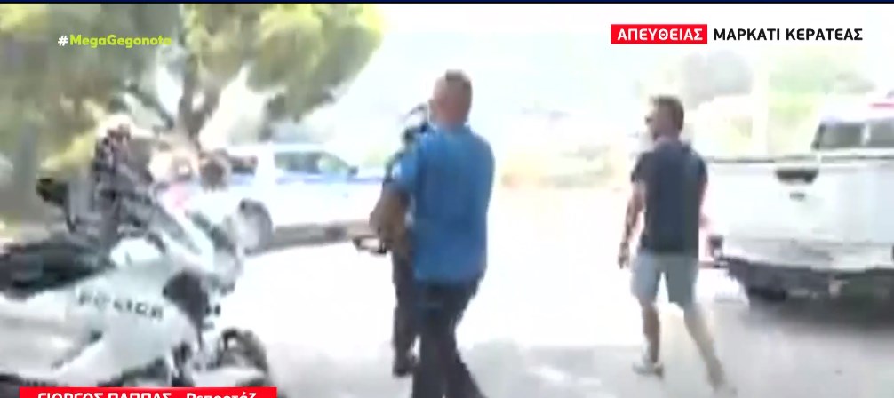 Φωτιά στην Κερατέα: Εθελοντές και άνδρες της ΕΛ.ΑΣ έσωσαν ζώα στον οικισμό του Αγίου Κωνσταντίνου