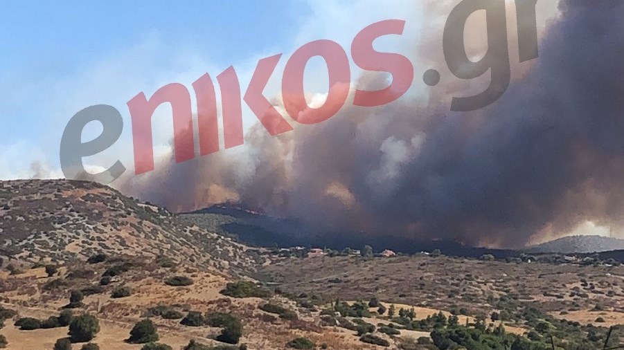 Φωτιά στα Βίλια: “Υπάρχουν ενδείξεις εμπρησμού”, λέει ο δήμαρχος Μάνδρας