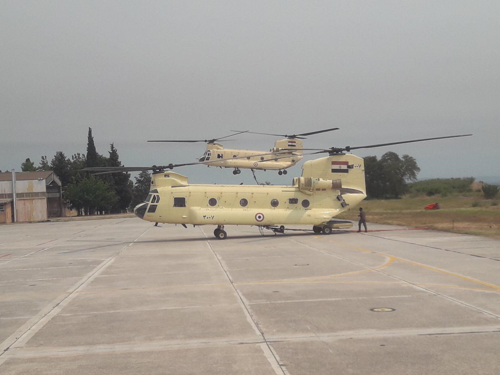 Αναχώρησαν τα Αιγυπτιακά Chinook – Το μήνυμα του ΓΕΕΘΑ – ΦΩΤΟ