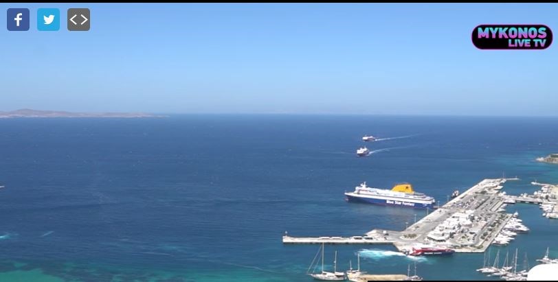 Μύκονος: Εντυπωσιακό time lapse ΒΙΝΤΕΟ με την κίνηση στο λιμάνι