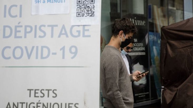Γαλλία - τεστ κορονοϊού