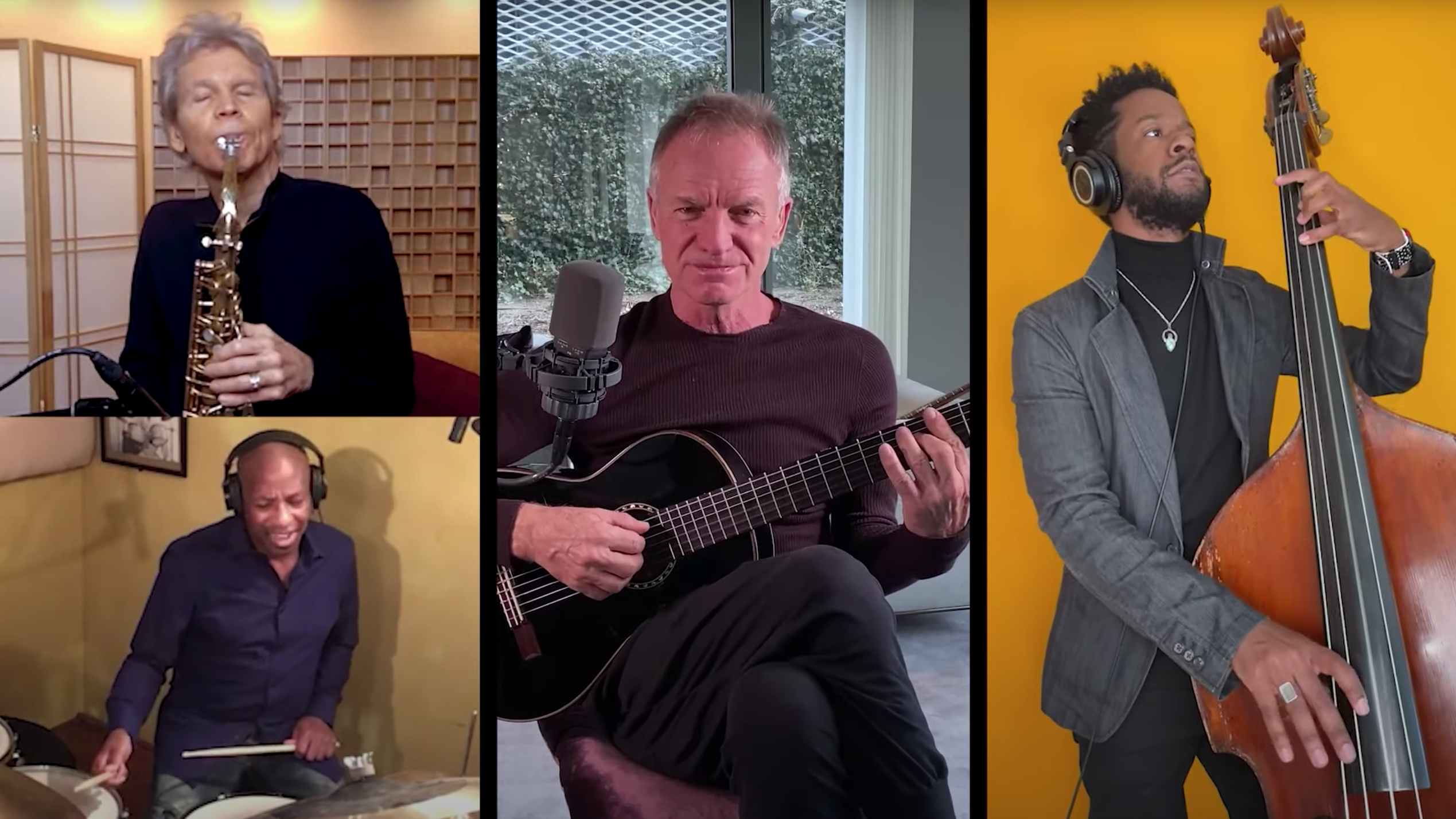 O Sting μαζί με τον σαξοφωνίστα David Sanborn σε μία μοναδική ηχογράφηση