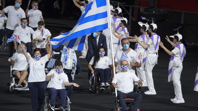 Παραολυμπιακοί Αγώνες: Η εντυπωσιακή είσοδος της Ελλάδας στην Τελετή Έναρξης