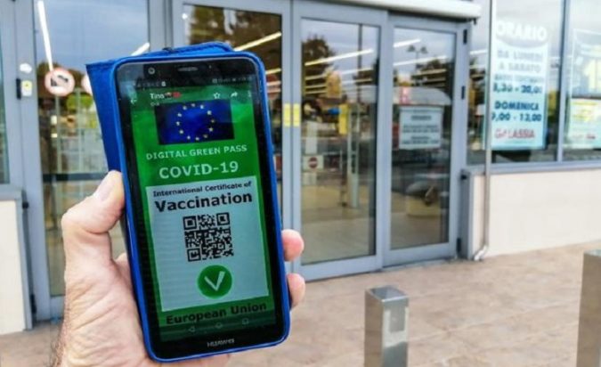 green pass - πάσο Ιταλία