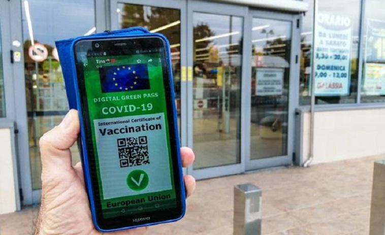 green pass - πάσο Ιταλία