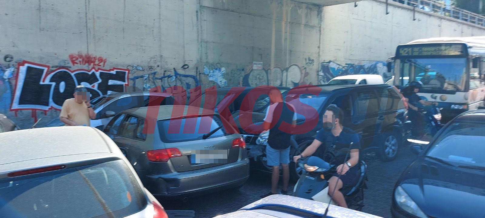 καραμπόλα τροχαίο κηφισίας