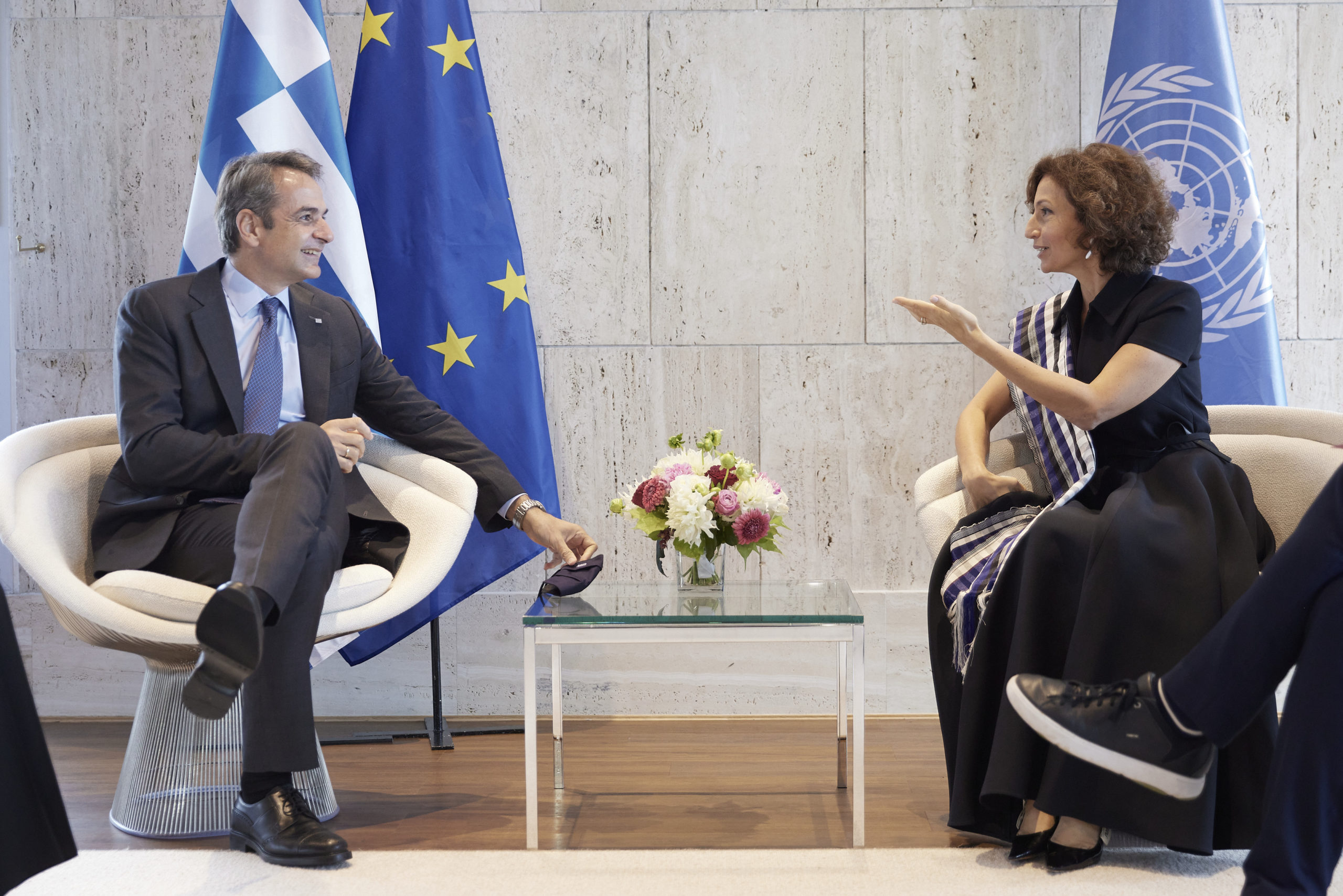 Κυριάκος Μητσοτάκης Audrey Azoulay