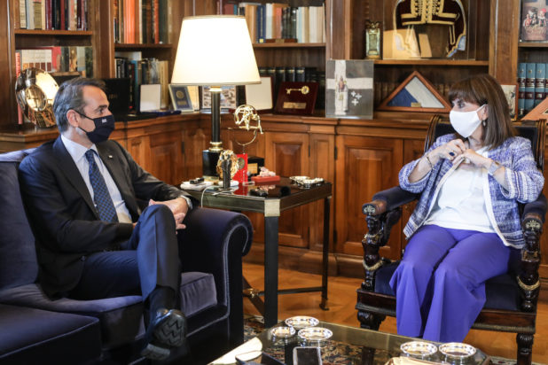 Κυριάκος Μητσοτάκης- Κατερίνα Σακελλαροπούλου