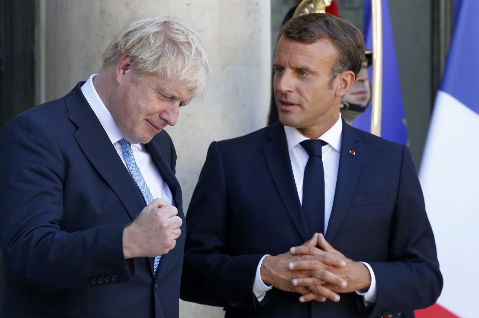 Μπόρις Τζόνσον Εμανουέλ Μακρόν