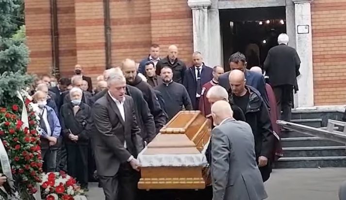 Ντούσαν Ίβκοβιτς κηδεία