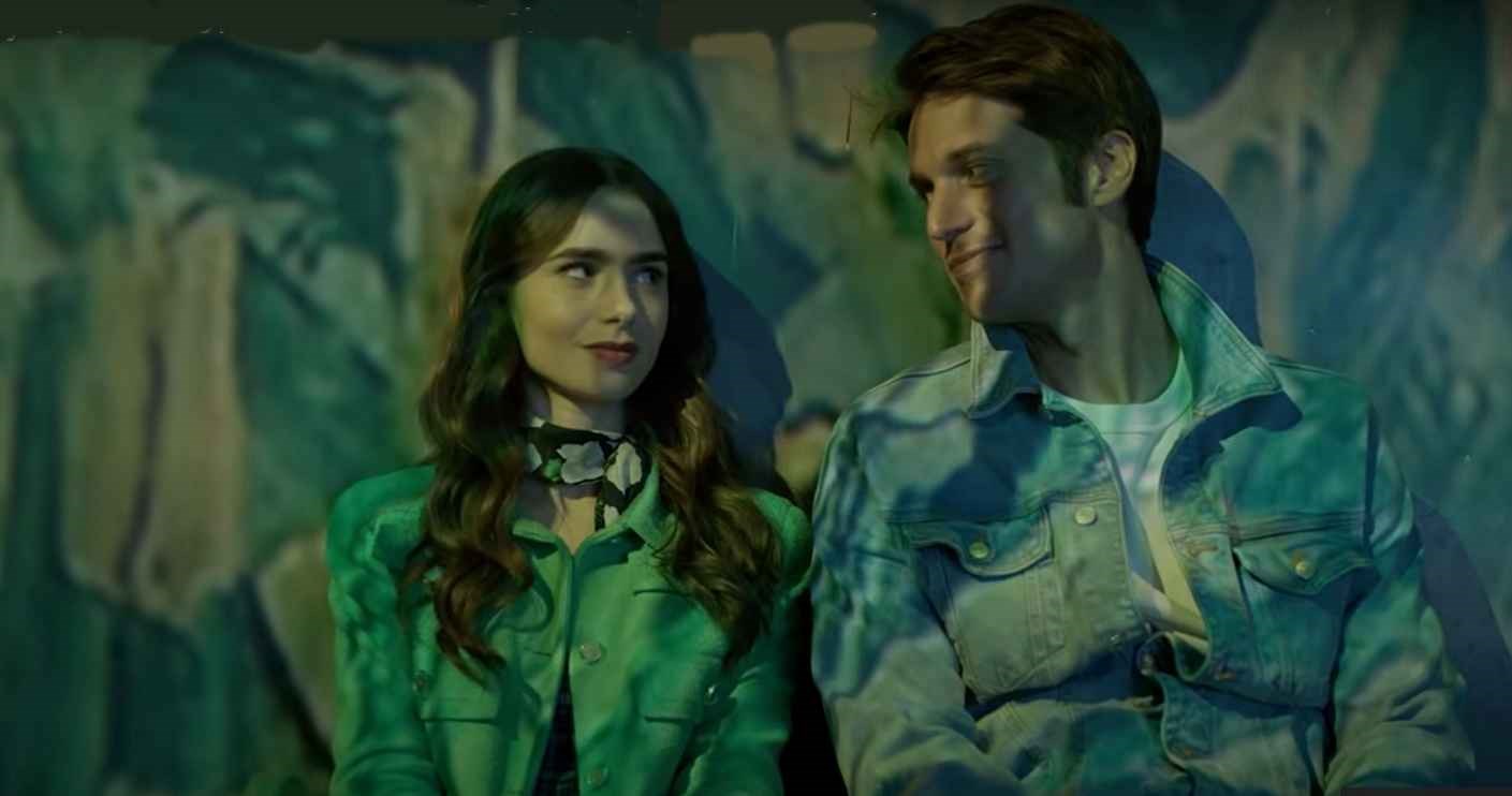 Lily Collins Lucas Bravo