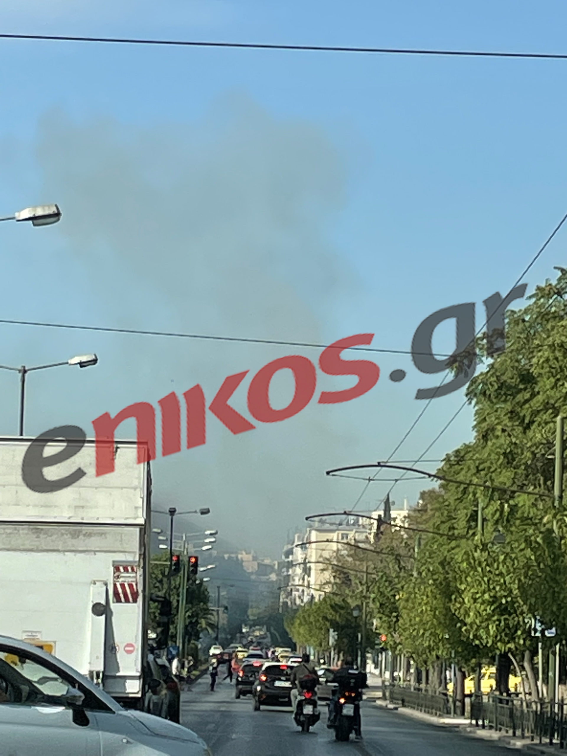 Φωτιά σε τρίκυκλο