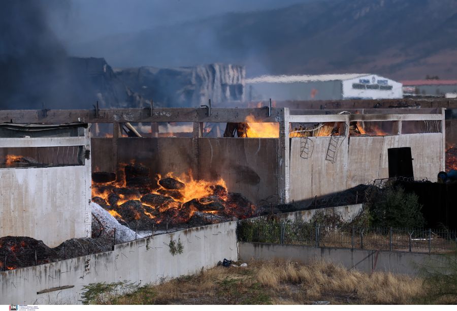 Ασπρόπυργος-φωτιά