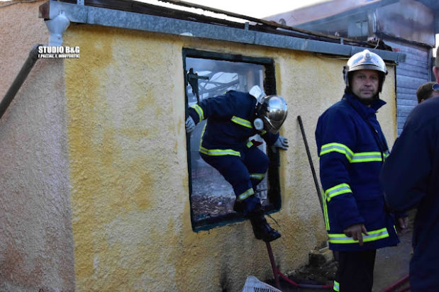 Φωτιά στο Ναύπλιο