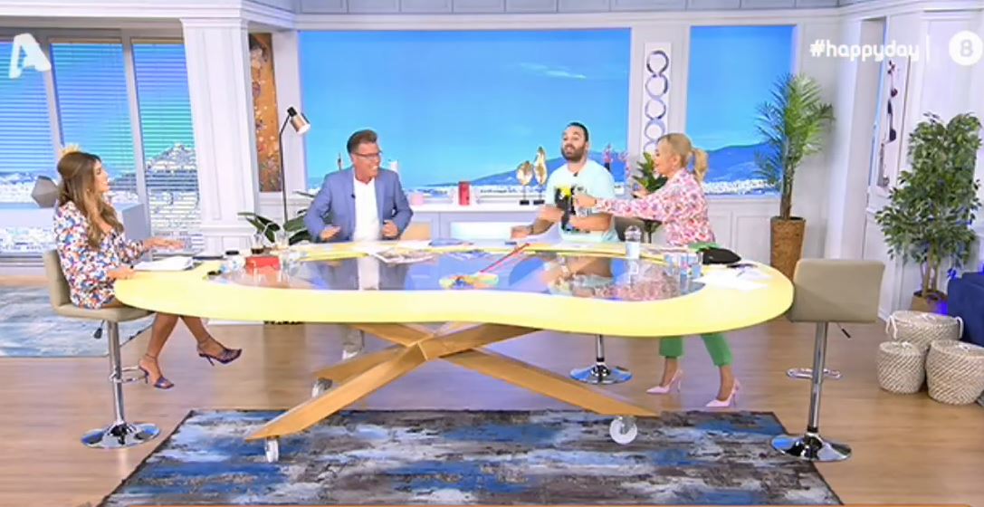Ανέβηκαν οι τόνοι στο Happy Day – Πέταξε το ακουστικό ο Φραγκολιάς