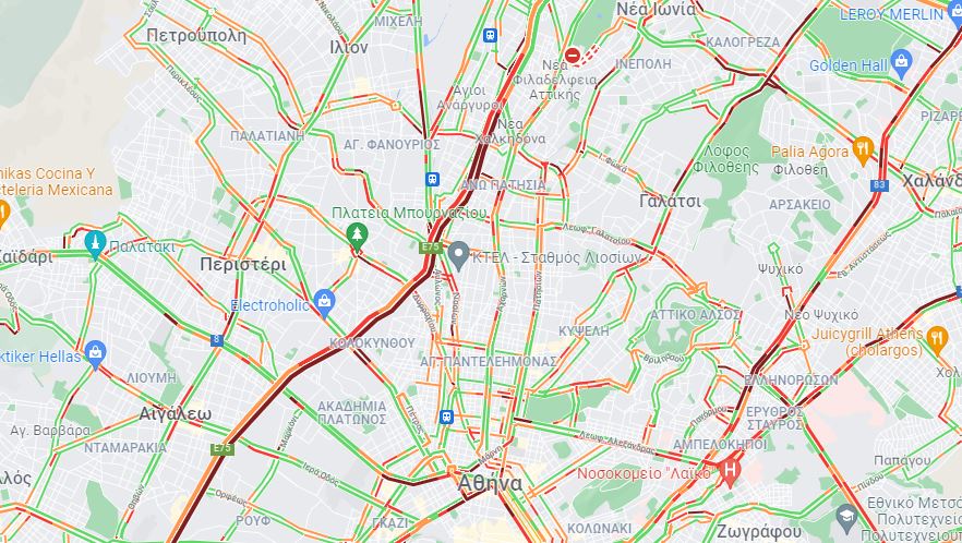 κίνηση - δρόμοι