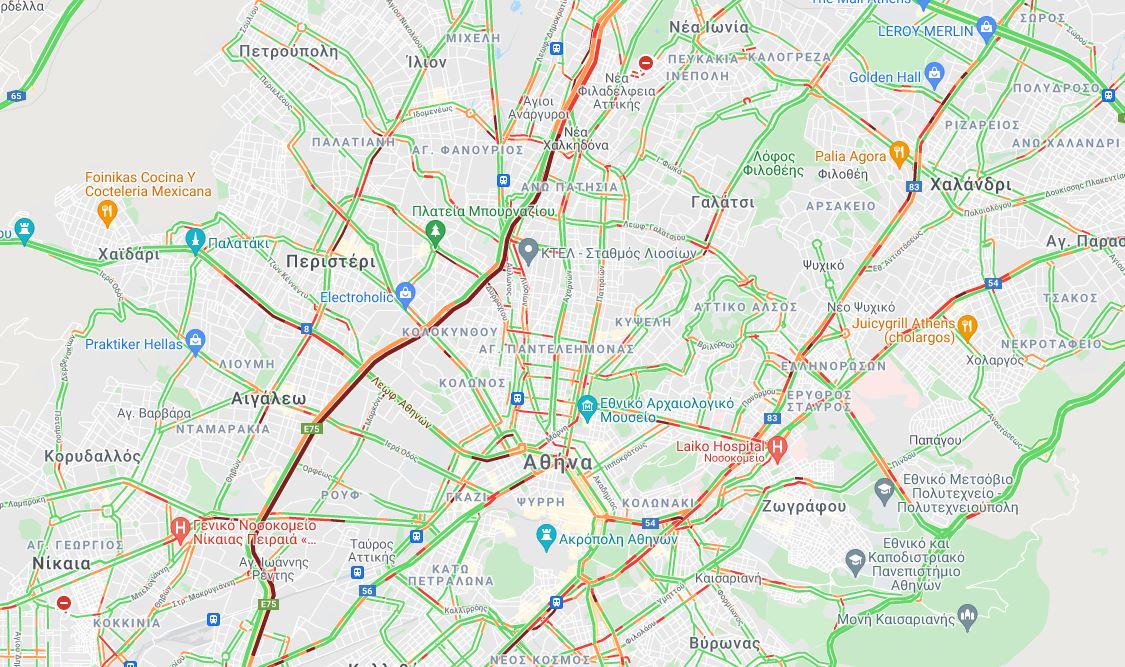 κινηση κηφισος