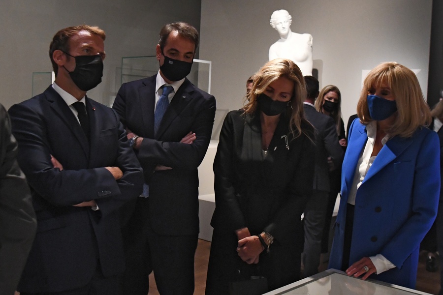 Κυριάκος Μητσοτάκης Εμανουέλ Μακρόν