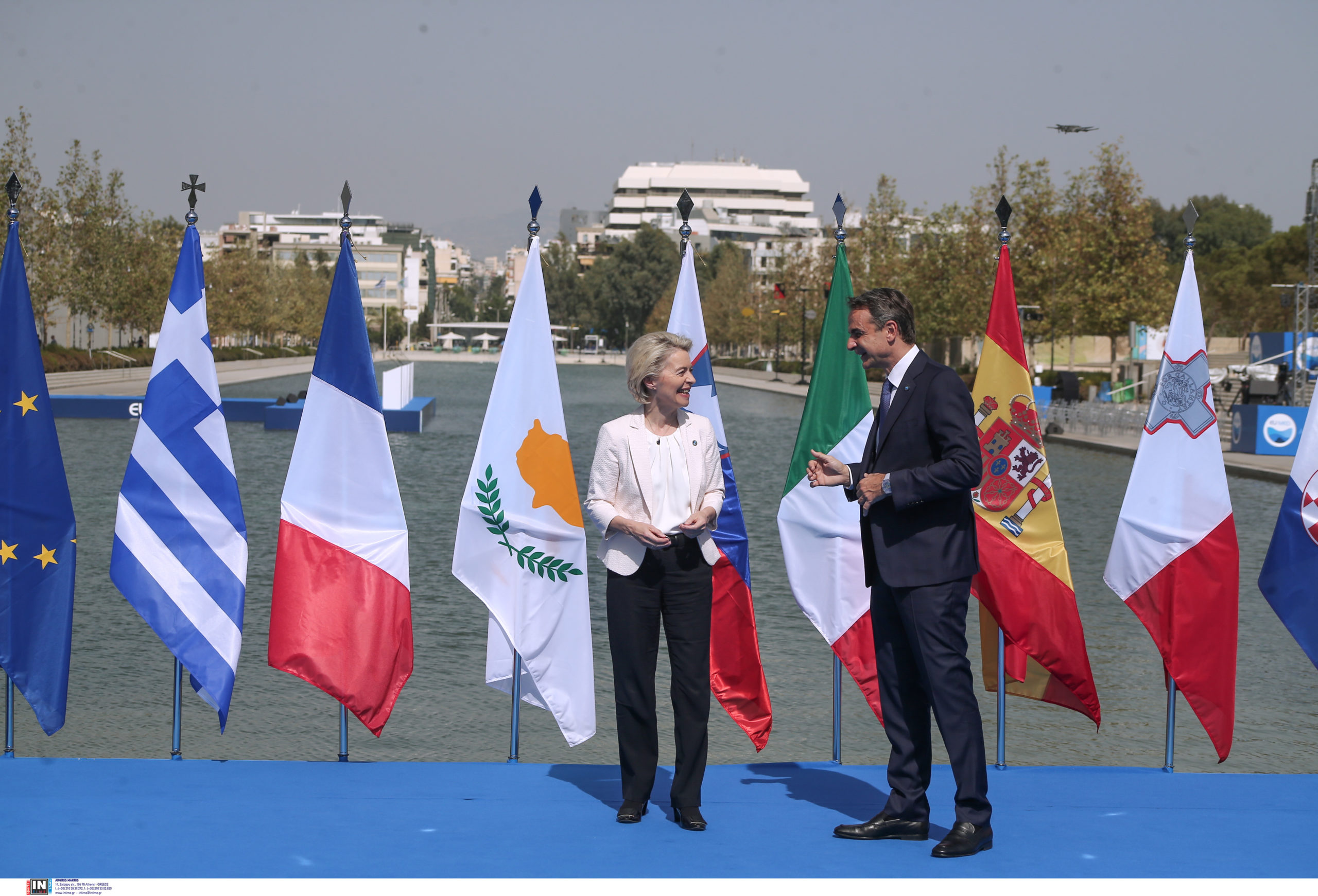 MED9 - Κυριάκος Μητσοτάκης - Ούρσουλα φον ντερ Λάιεν