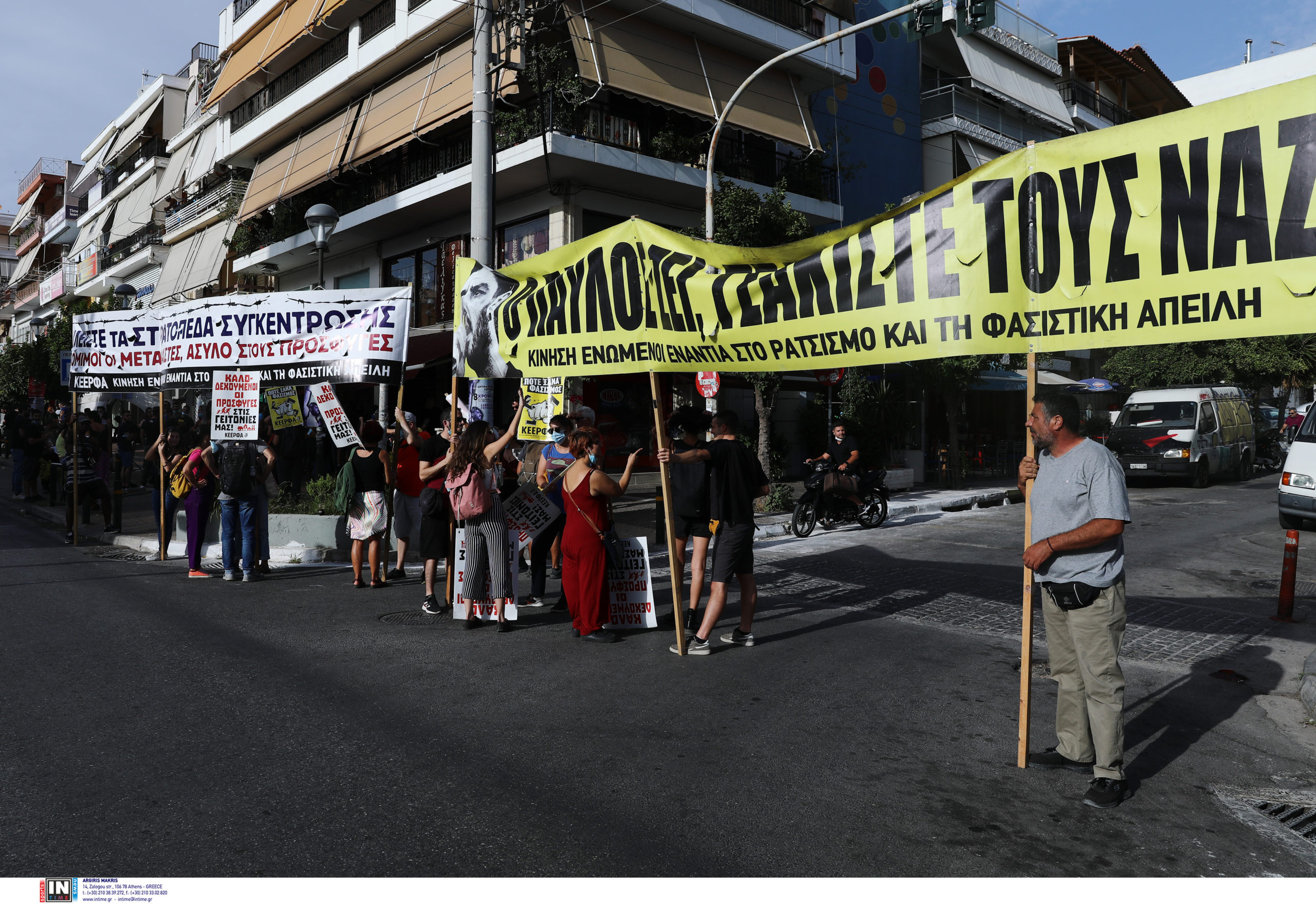 Παύλος Φύσσας συγκέντρωση Κερατσίνι