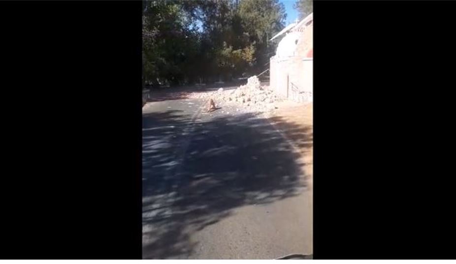 Σεισμός στο Ηράκλειο- εκκλησία