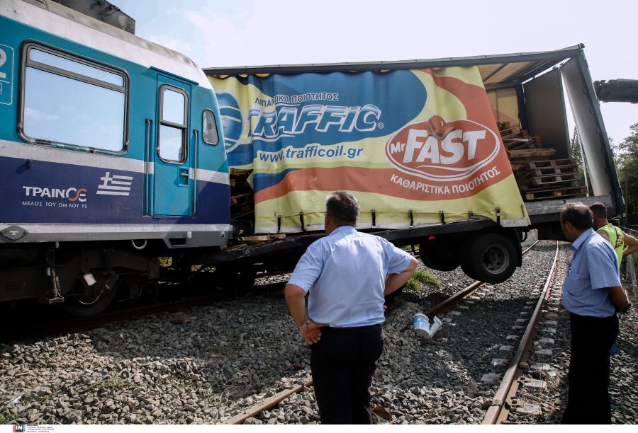 τρένο θεσσαλονίκη φορτηγό